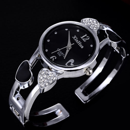 Diamond HEART Bracelet Watch