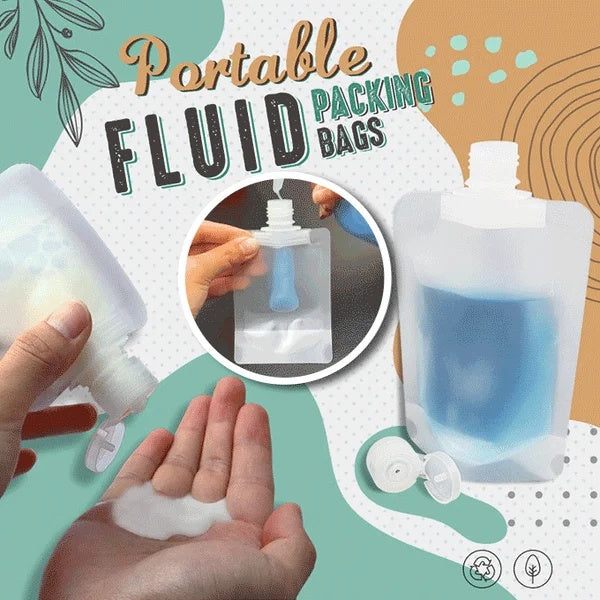 Transparent Travel Refillable Pouches