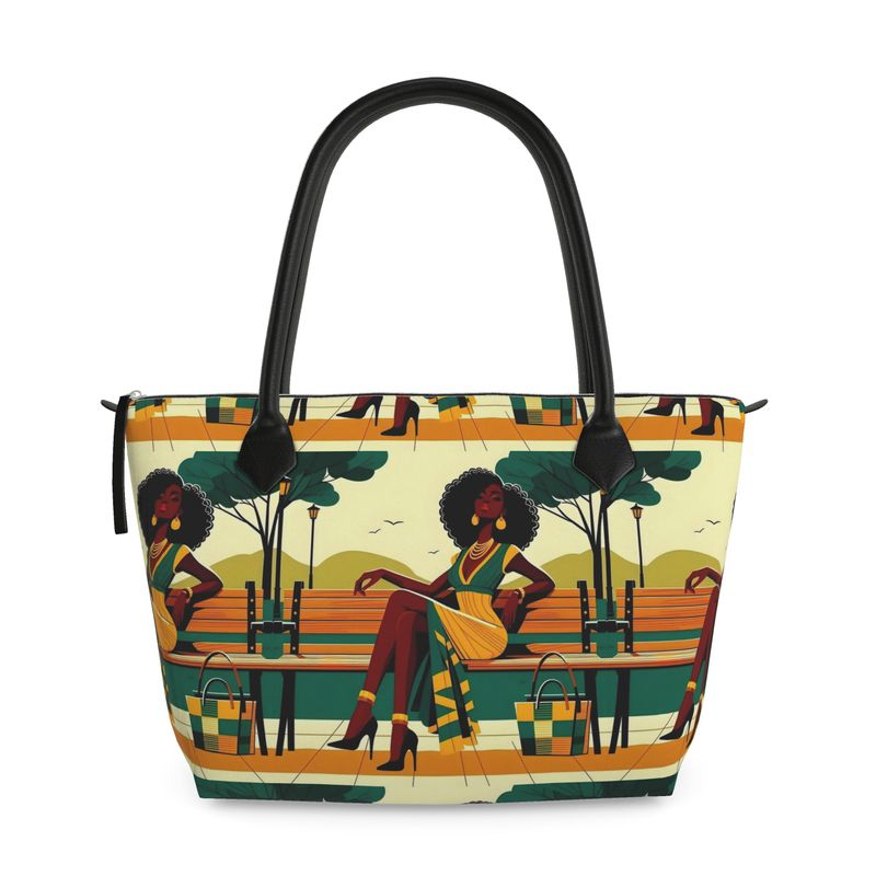 Relaxing Zip-Top Handbag