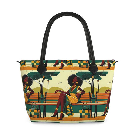 Relaxing Zip-Top Handbag