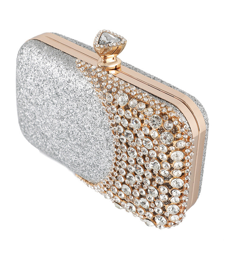 Diamond Inlaid Evening Bag