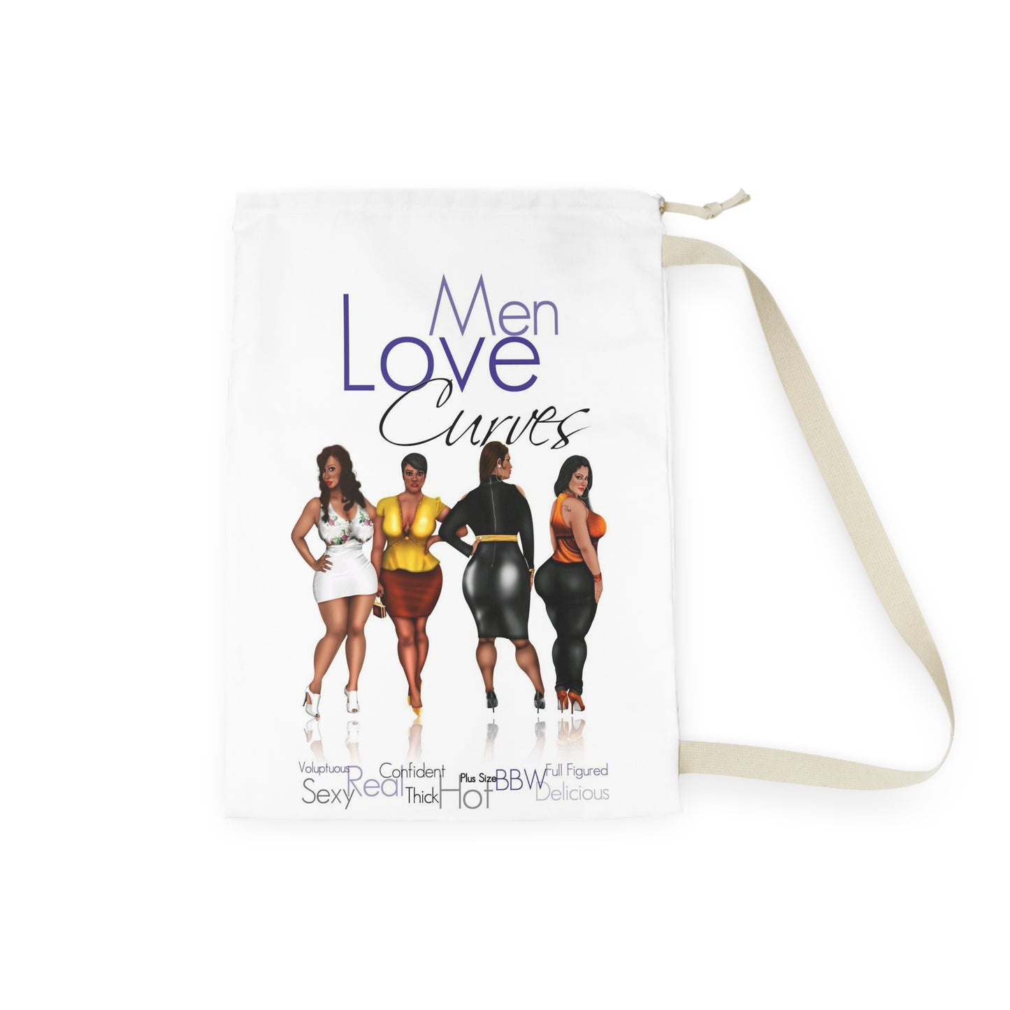 Curvy Love Laundry Bag