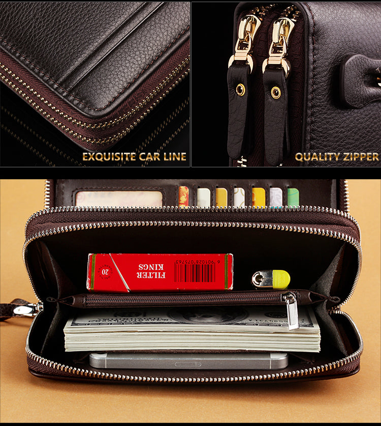 LEINASEN Leather Wallet