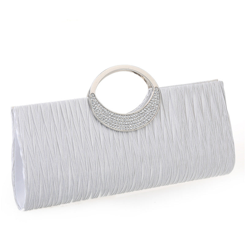 Pleated Diamond Dinner Bag