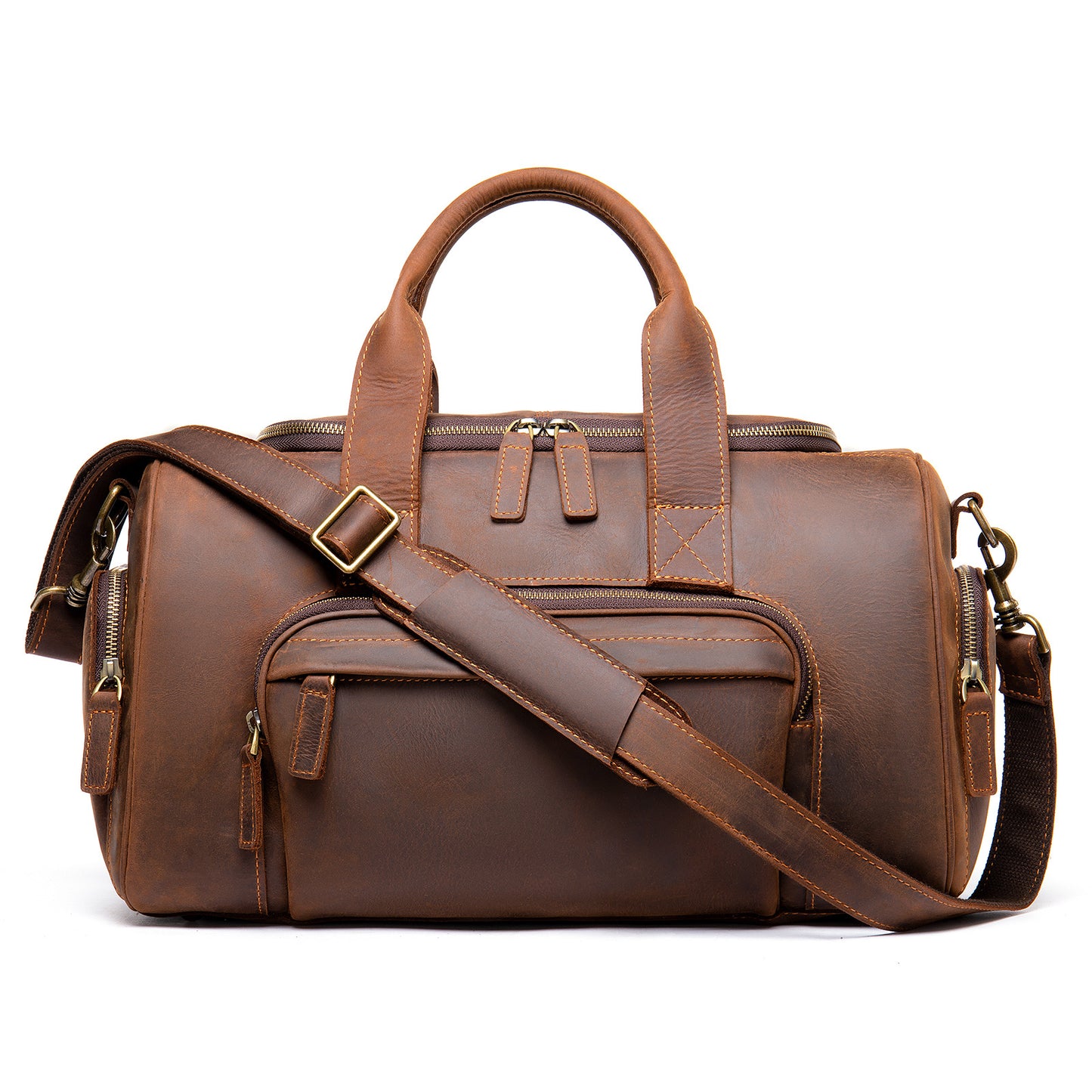 GETAWAY Genuine Leather Men's Duffle Bag