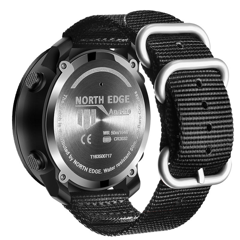 North Edge Apache Tactical Sports Watches for Men, Outdoor Sport Smart Watch Men's All-metal