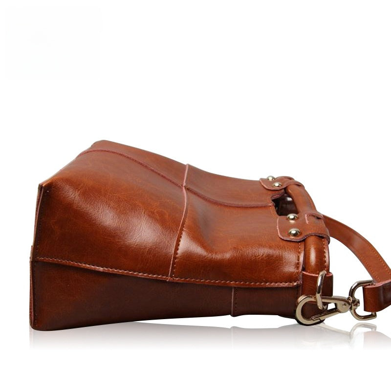 JUNIATA RETRO Women Genuine Leather Tote Bag