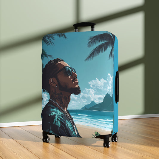 Tropical Luggage Cover