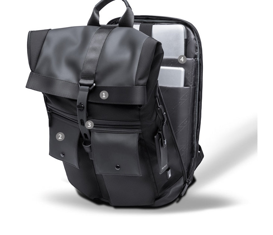 BIG BANG Travel Bag Laptop Backpack Anti-theft Waterproof USB Charging