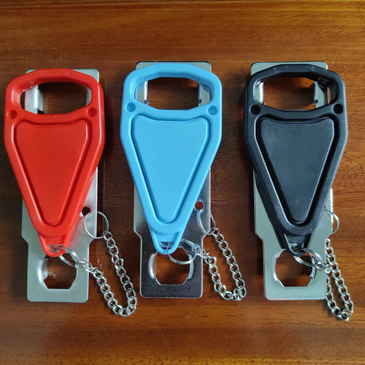 SAFE TRAVELS Door Stopper Dual-use Portable Door Snap Lock Security Hotel Top Door Opener
