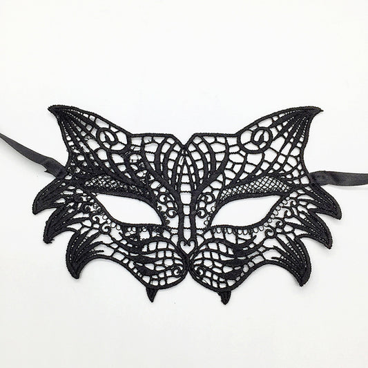 Hot Lace Masquerade Black Eye Mask