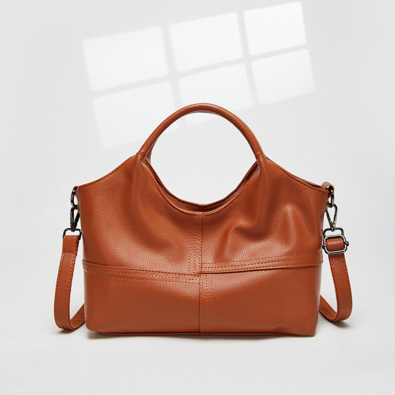 FIGLIA DELLA MADRE Large Capacity Advanced Texture Handbags