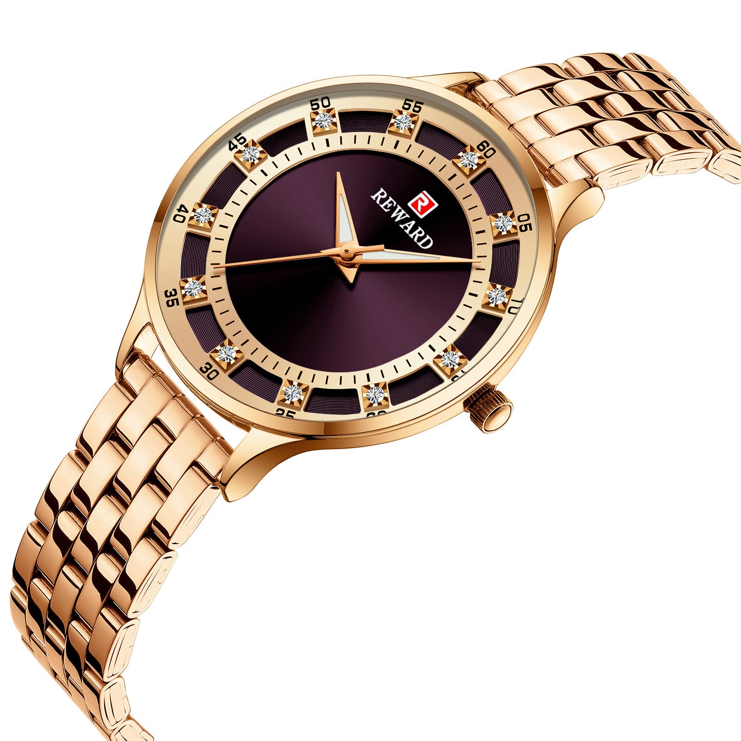 REWARD Ladies Quartz Watch with diamond band