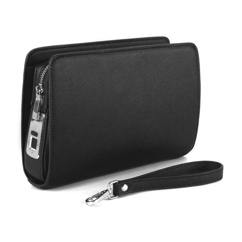 Smart Fingerprint Synthetic Leather Clutch Wallet