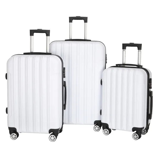 3-piece Hard Shell Suitcase Set - 20" 24" 28"