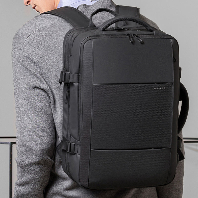 BANGE Foldable Large Capacity Business Travel Bag Waterproof Backpack