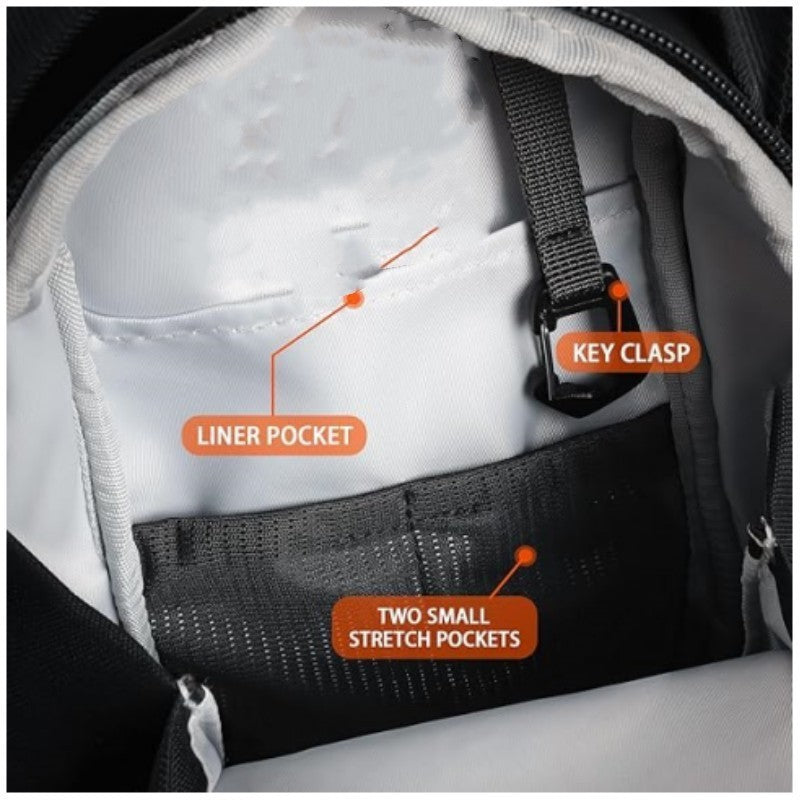 Fitness Gym Bag For Men And Women Sling Bottle With Magnetic Attachment