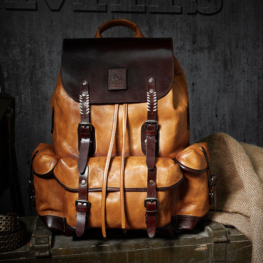 HANMIIS Travel ELITE Leather Backpack