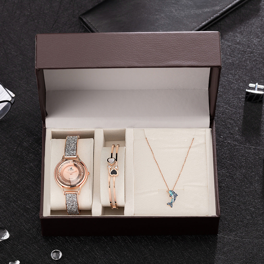 ZONMFEI-High-End Quartz Watch Gift Set