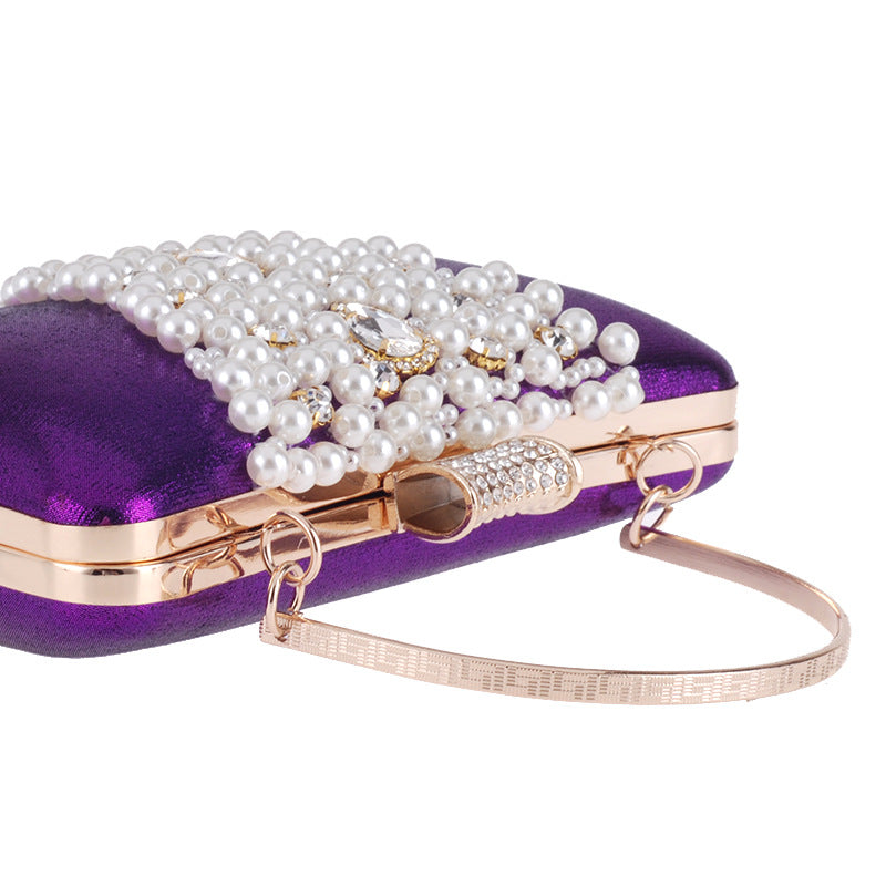 Pearl Embroidered Banquet Bag