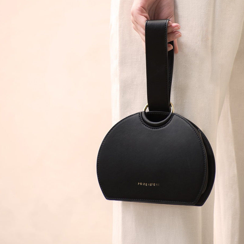 Simple Semicircle Saddle Ring Handbag