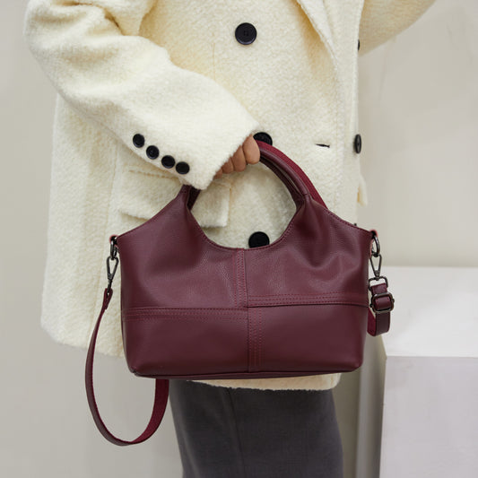FIGLIA DELLA MADRE Large Capacity Advanced Texture Handbags