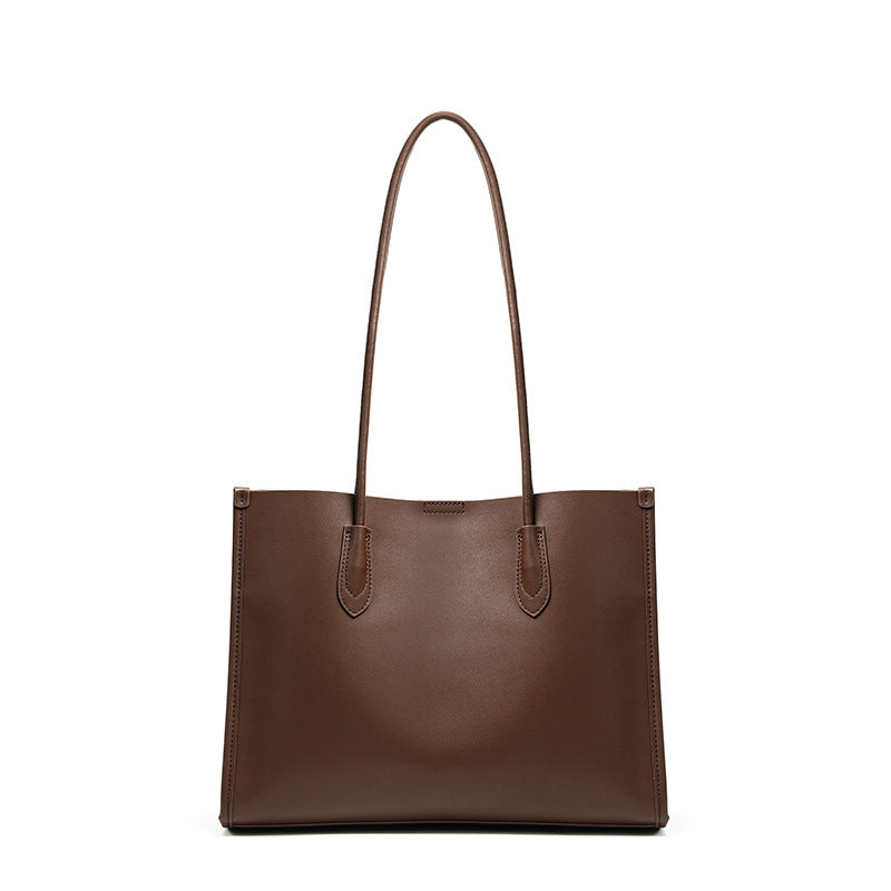 Jolie Fille Genuine Leather Commuter Tote Bag