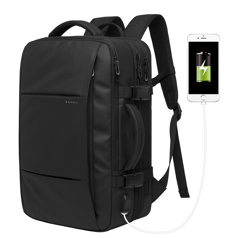 BANGE Foldable Large Capacity Business Travel Bag Waterproof Backpack