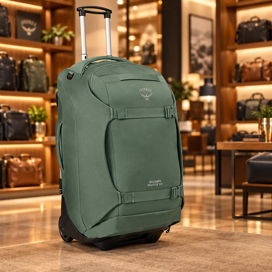 SOJOURN 100L Explorer Wheeled Duffel - Koseret Green