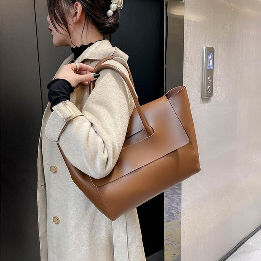 BOSS LADY Shoulder Bag -Tote Bags Solid Color Famous Brand High Quality Bag