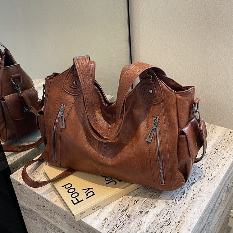 Autumn Winter Zipper Women's Handbag