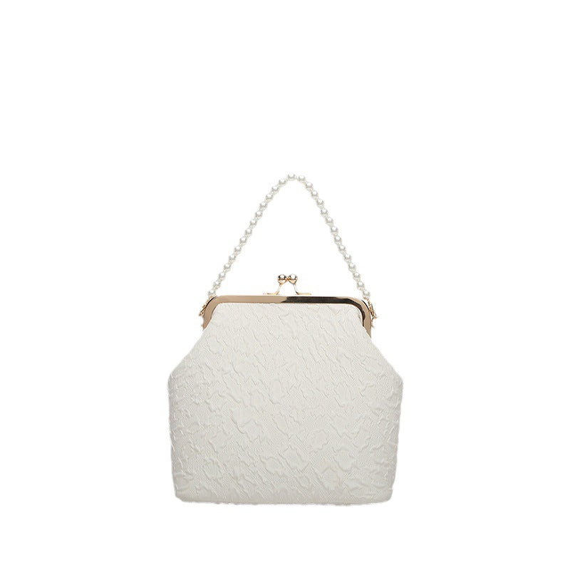Pearl Crossbody Evening Bag