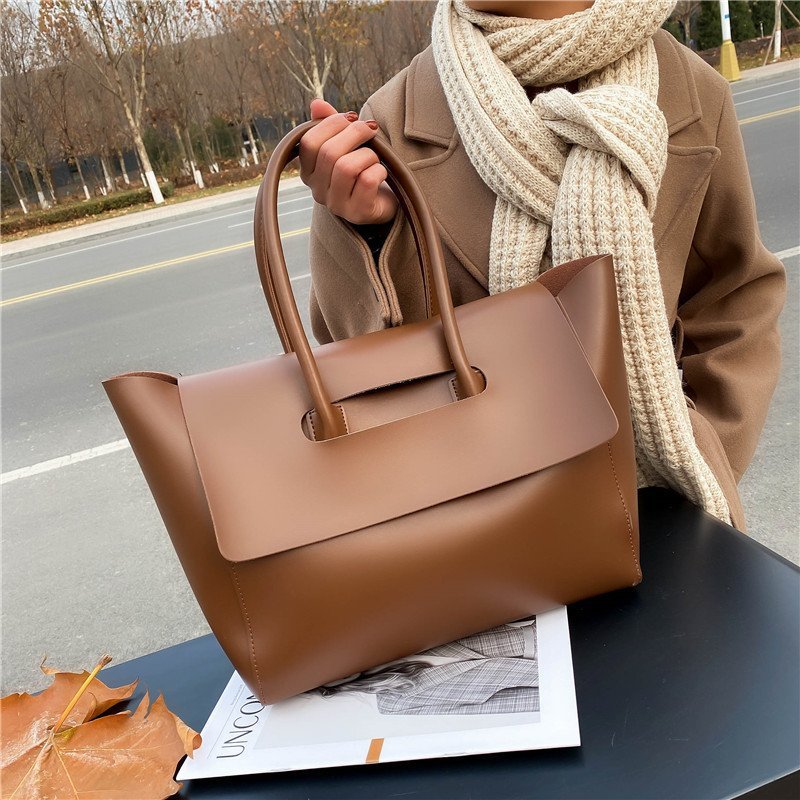 BOSS LADY Shoulder Bag -Tote Bags Solid Color Famous Brand High Quality Bag