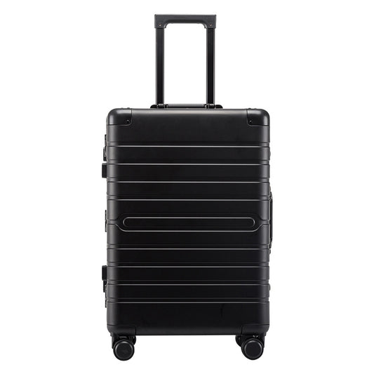VALIGIA RIGIDA Aluminum Magnesium Alloy Universal Wheel; Airline Approved Premium Metal Zipper Less Suitcase