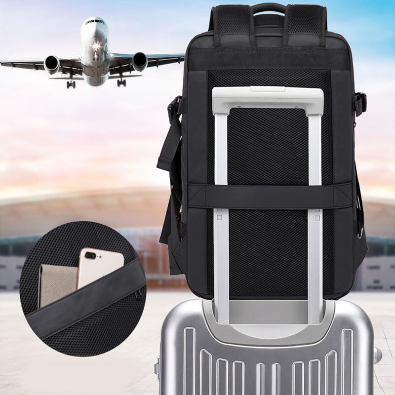 BANGE Foldable Large Capacity Business Travel Bag Waterproof Backpack