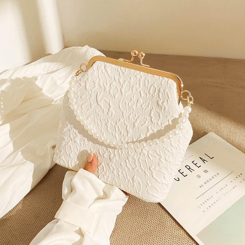 Pearl Crossbody Evening Bag