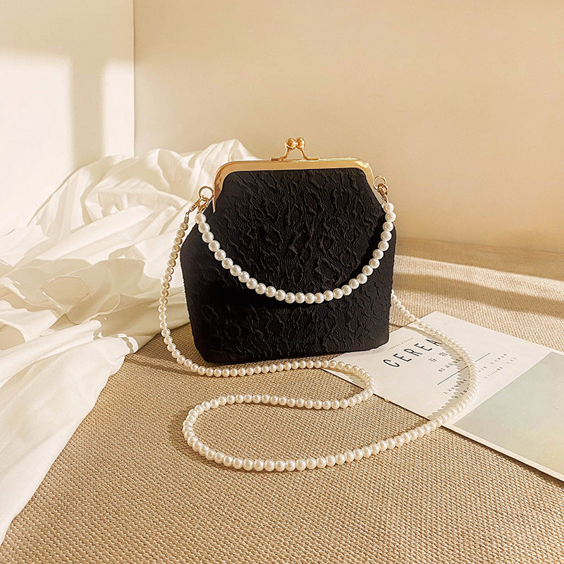 Pearl Crossbody Evening Bag