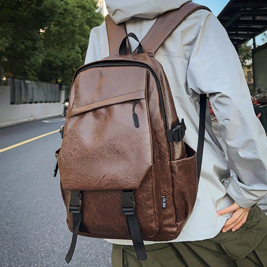 Soft Leather Backpack