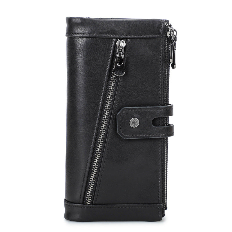 Anti-Theft Genuine Leather Lady's Wallet - RFID