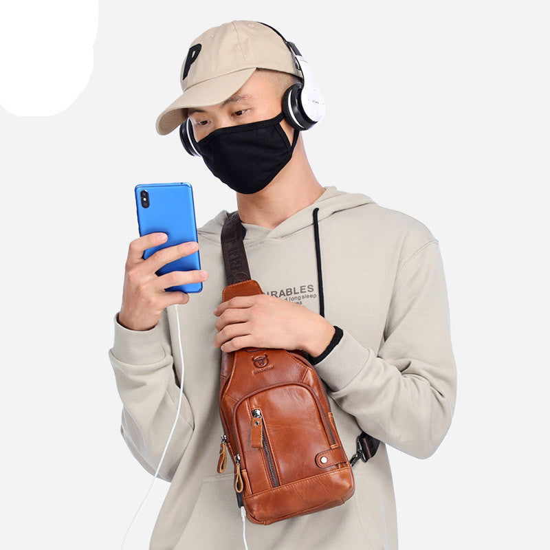 Casual Soft Leather Crossbody Bag