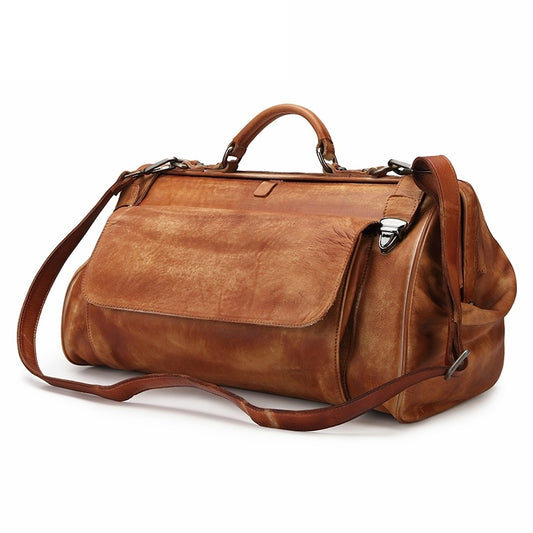Genuine Leather Business Travel Bag