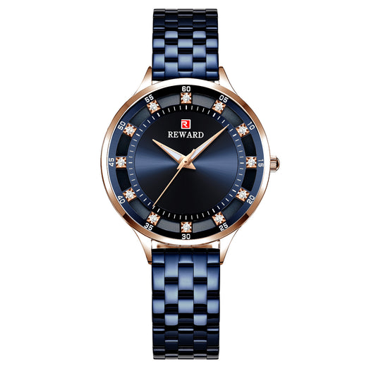 REWARD Ladies Quartz Watch with diamond band