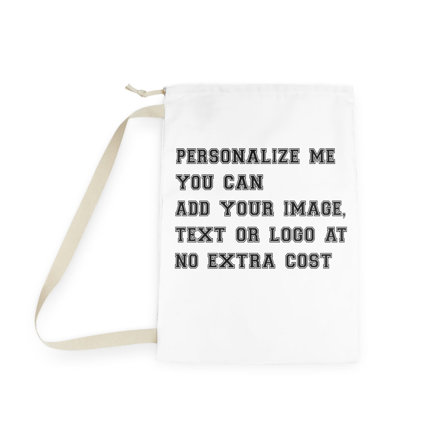 COLLEGE LIFE 101 Laundry Bag – "Help! Bring Coffee" Personalized Drawstring Bag