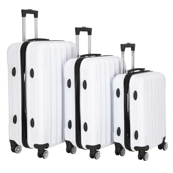 3-piece Hard Shell Suitcase Set - 20" 24" 28"