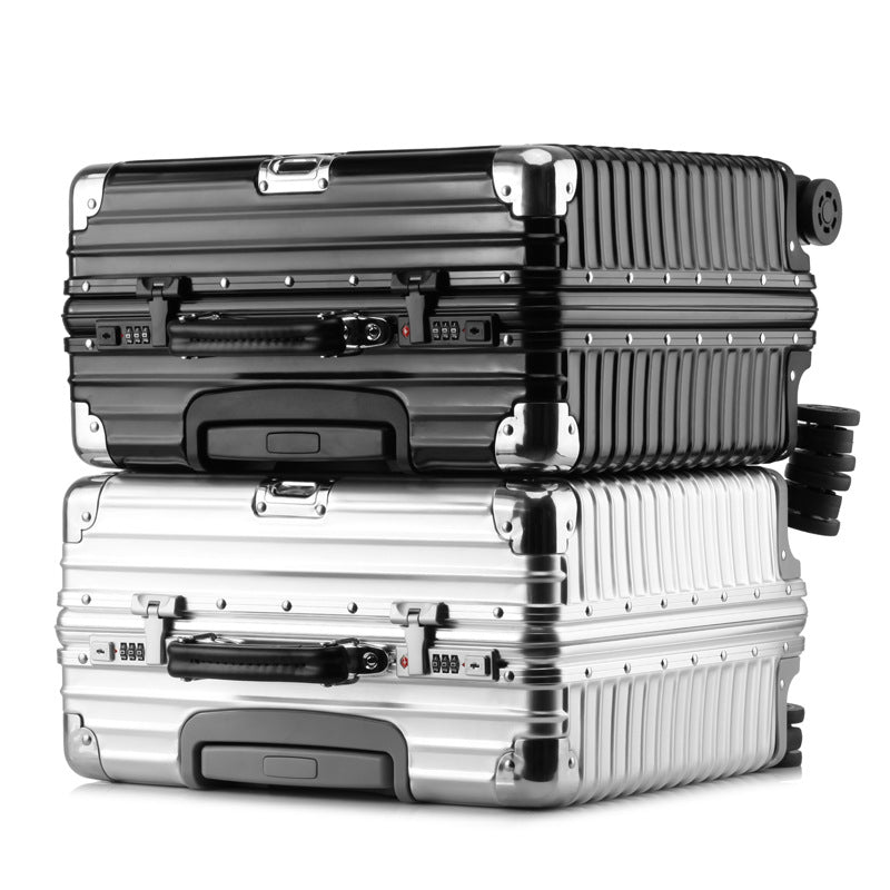 18" Aluminum Alloy Zipper less Carry-On Luggage
