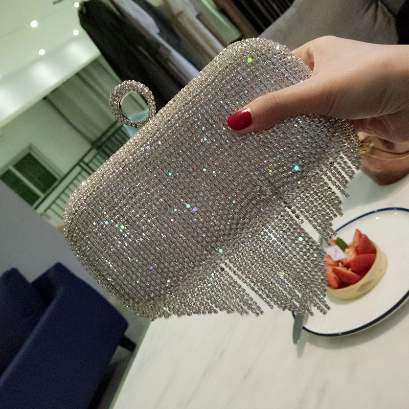 Diamond Ladies Ring Evening Bag