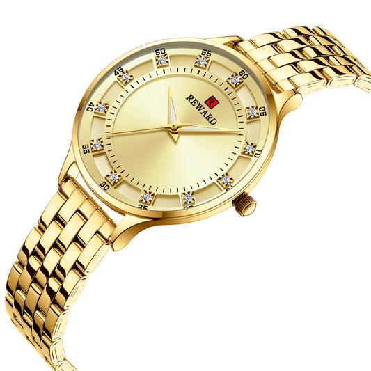 REWARD Ladies Quartz Watch with diamond band