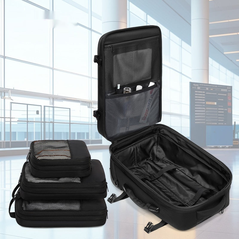 FINANCIAL DISTRICT Executive Travel Backpack on wheels