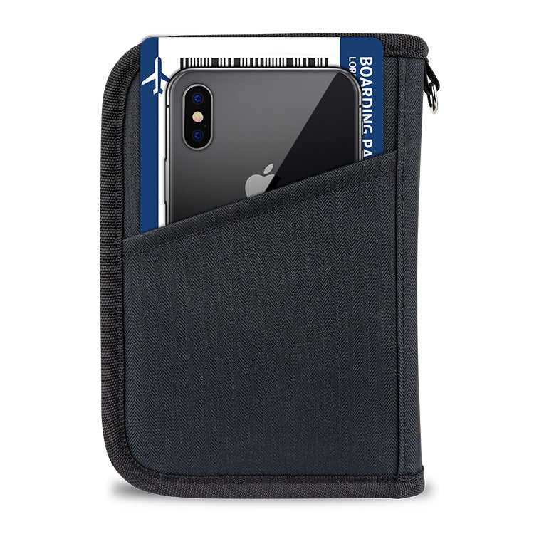 RFID Passport Holder Multi-functional Anti-theft Swiping