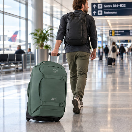 SOJOURN 100L Explorer Wheeled Duffel - Koseret Green